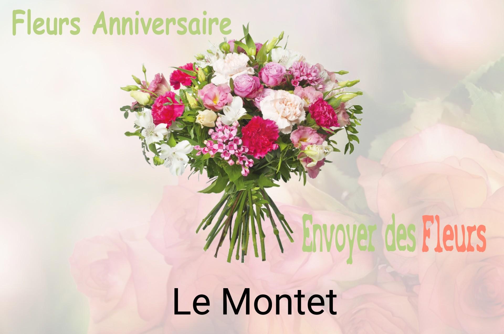 Bouquet de fleurs d’anniversaire livré à Le Montet